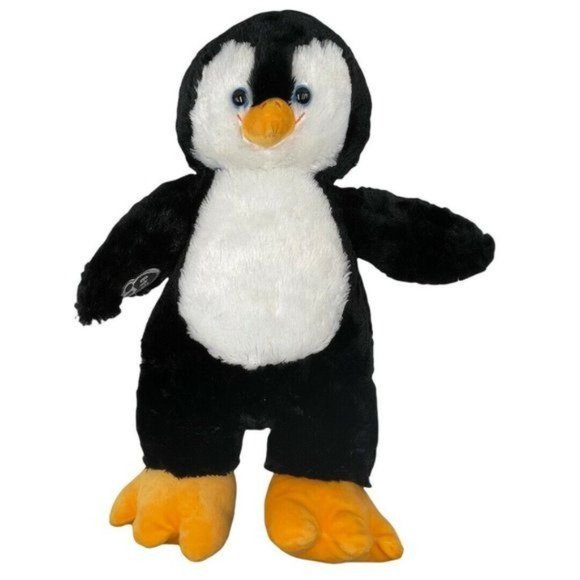 Build-A-Bear BAB Arctic Penguin Chick Plush Toy Sound Disc 14" - Picture 3 of 11